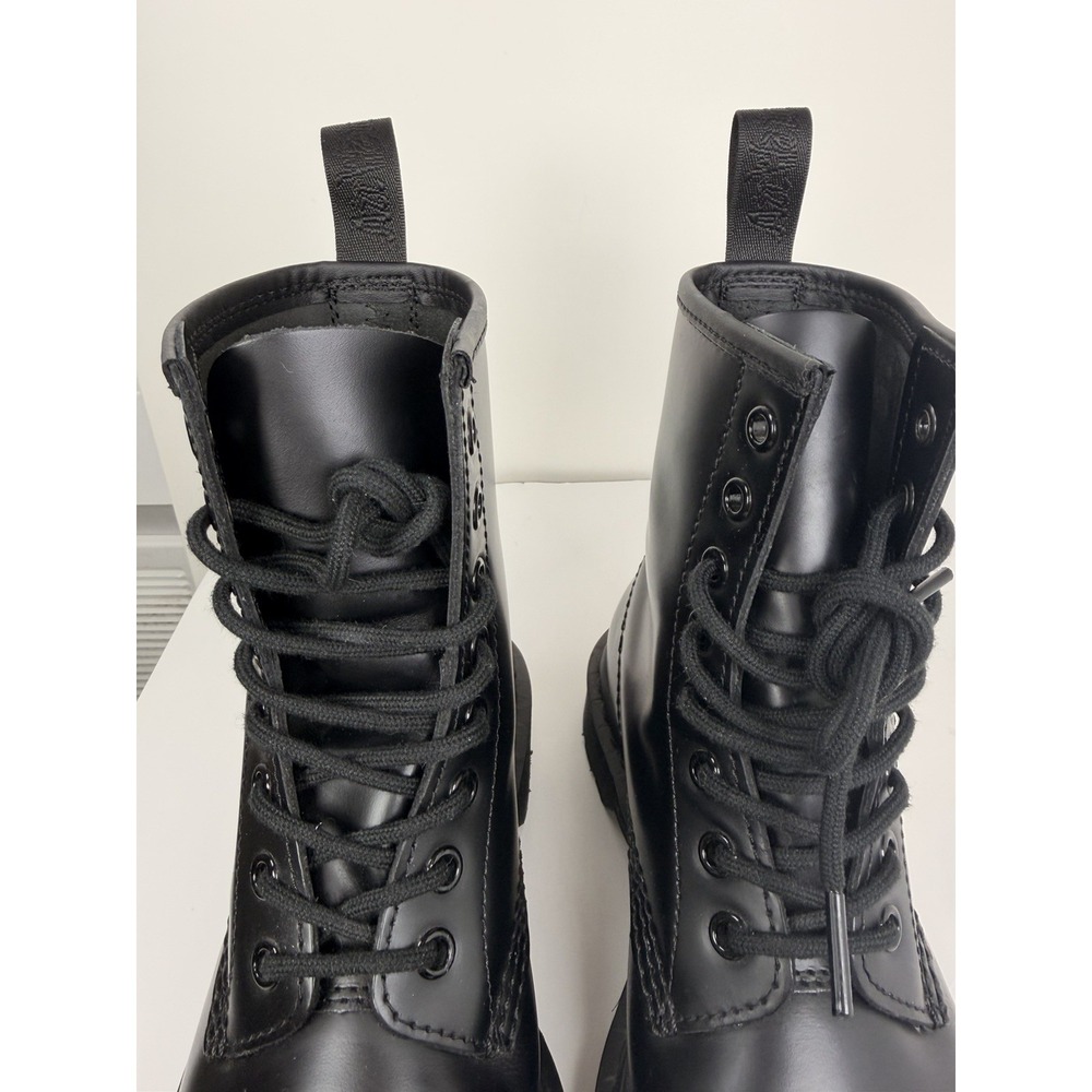 Dr. Martens 1460 Mono Smooth Black Leather Boots Men's 4 Women's 5 - Picture 8 of 14